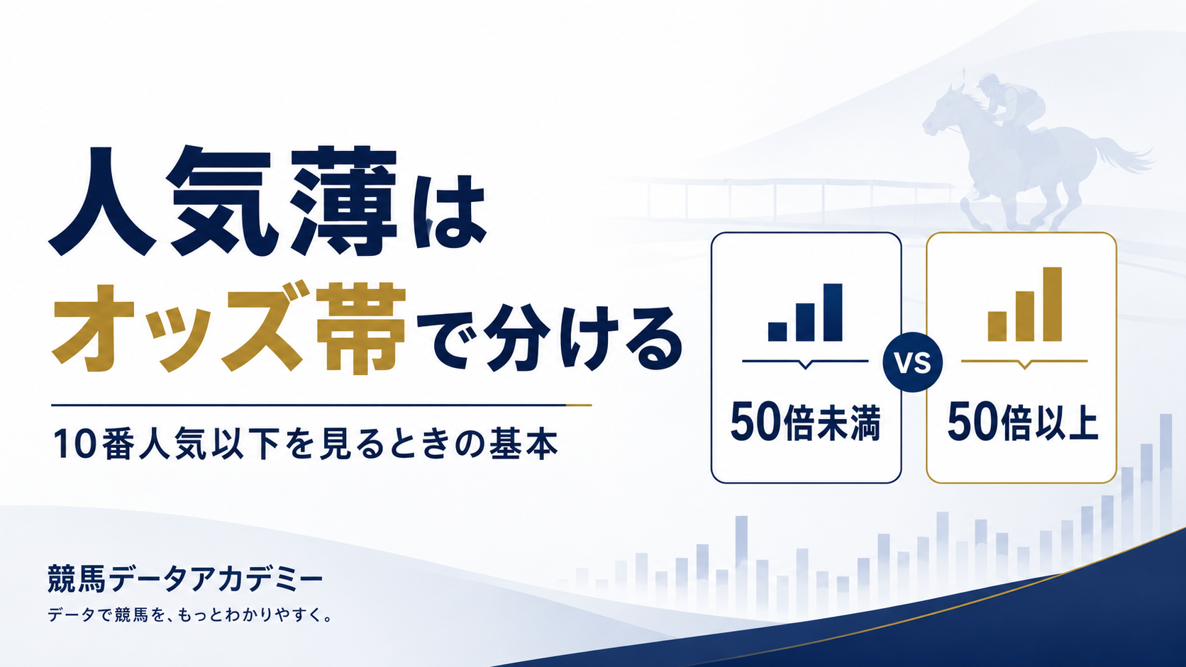 10番人気以下の人気薄馬を単勝オッズ帯で分けて考える競馬データ記事のアイキャッチ画像