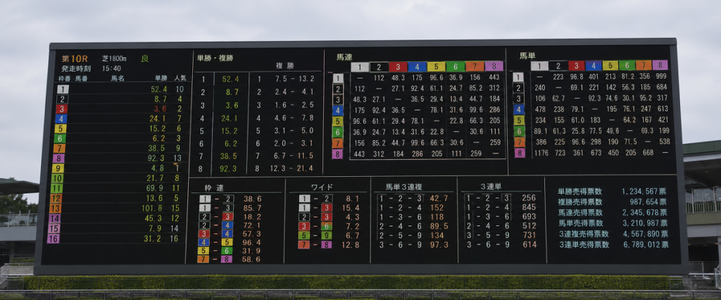 人気・オッズ分析のイメージ